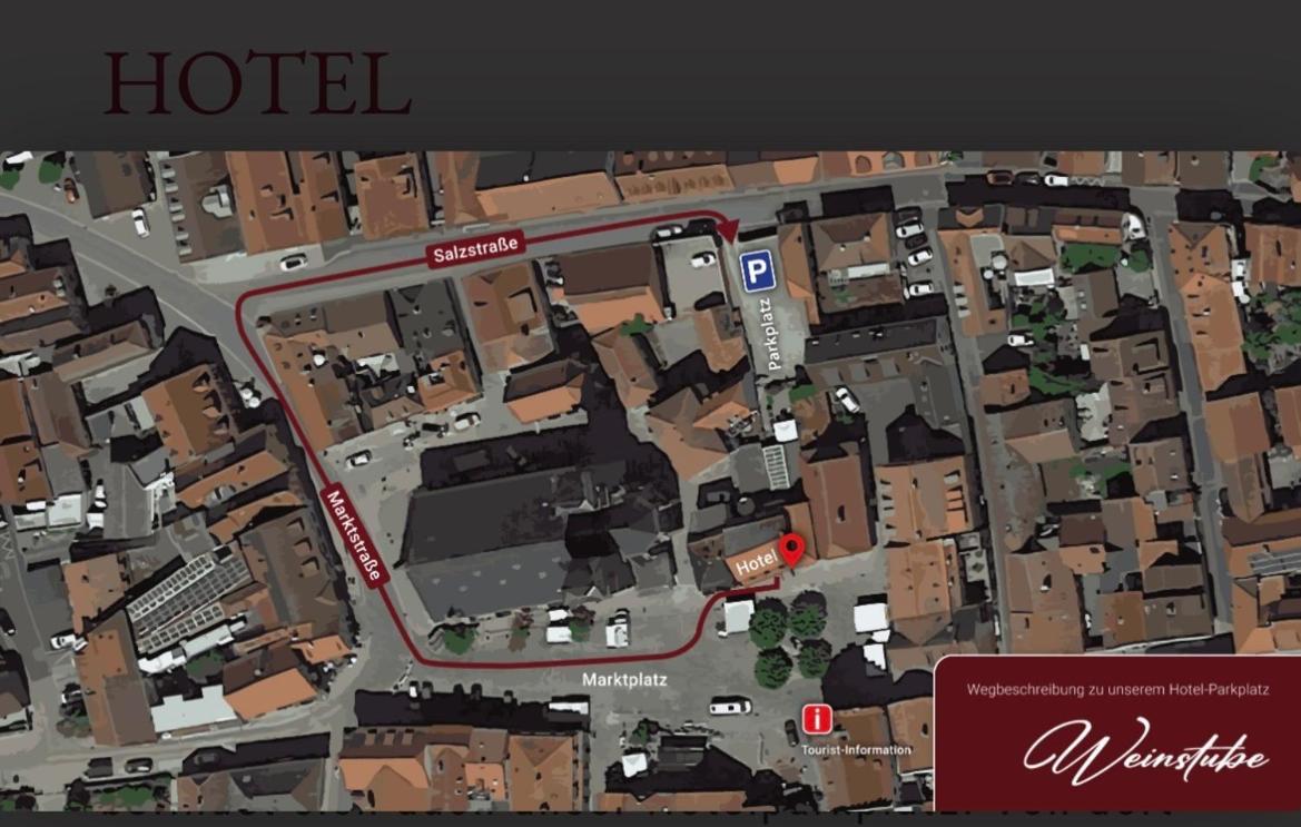 Hotel Weinstube Am Markt Gerolzhofen Bagian luar foto