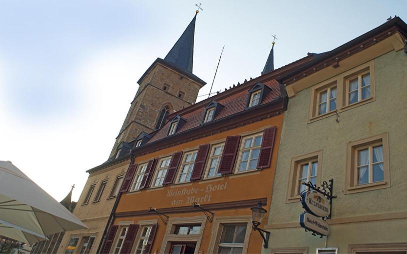 Hotel Weinstube Am Markt Gerolzhofen Bagian luar foto
